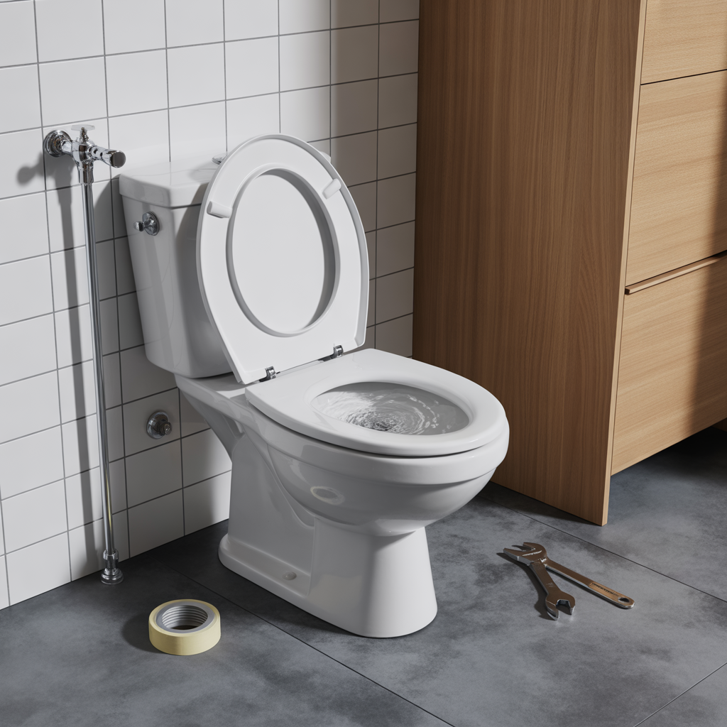 toalett som rinner felsokning och vanliga orsaker